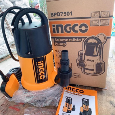 MÁY BƠM CHÌM NƯỚC THẢI 750W (13000L/H) INGCO SPD7501- HÀNG CHÍNH HÃNG