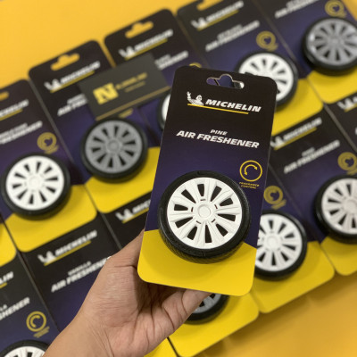 Sáp Thơm  ÔTô MICHELIN Khử Mùi Xe Hơi Cao Cấp - Michelin Organic Can Air Freshener (Hàng Chính Hãng)-mùi hương jet Black 