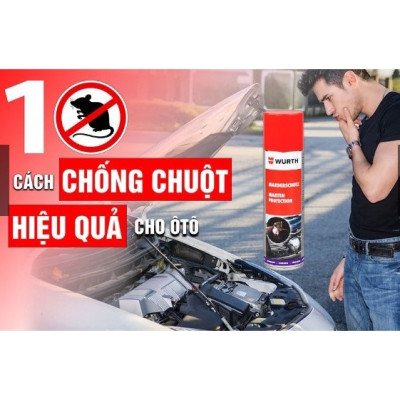 DUNG DỊCH PHỦ CHỐNG CHUỘT CHO Ô TÔ WURTH 250ML 