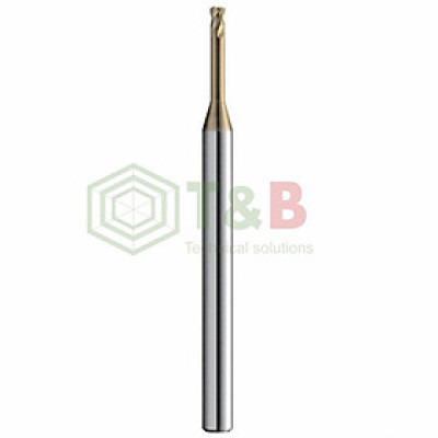 Dao Phay Bo Góc R 4 Me Cổ Dài D4 x R0.1x24x70L Union Tools Model HLRS4040-01-240,Dao phay ngón gia công sau nhiệt