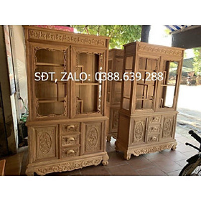 Tủ Rươu Gỗ Hương 1m2 Và 1m4
