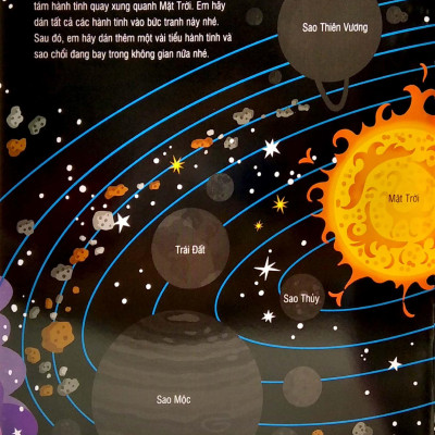 First Sticker Book - Sách Dán Hình Đầu Đời Cho Bé - Vũ Trụ