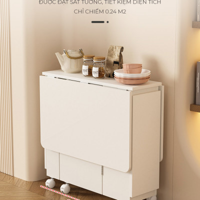 Bàn ăn thông minh 4 ghế gấp gọn tiết kiệm diện tích thương hiệu IGA