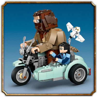 LEGO HARRY POTTER 76443 Đồ Chơi Lắp Ráp Mô Tô Bay Cùng Bác Hagrid và Harry (617 chi tiết)