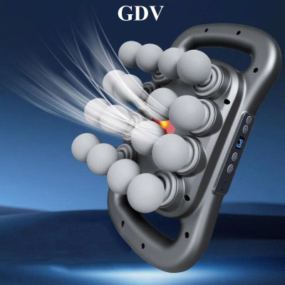 Máy Massage Toàn Thân Cầm Tay 16 Đầu, Máy Mát Xa Đấm Lưng 16 Đầu GDV JBD-086 - Hàng Chính Hãng