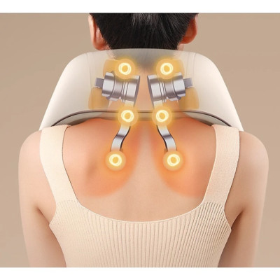 Máy Massage Cổ Vai Gáy Cao Cấp, Máy Mát Xa Đa Năng Mô Phỏng Xoa Bóp Giảm Đau Nhức Thư Giãn Hiệu Quả Hơn Súng Massage