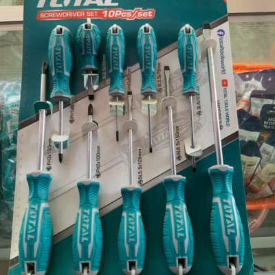 BỘ 10 TUA VÍT TOTAL THT250610 - HÀNG CHÍNH HÃNG