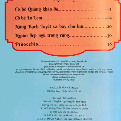 5 Phút Đọc Truyện Cùng Con Yêu - Cô Bé Quàng Khăn Đỏ Và Những Truyện Cổ Tích Kinh Điển Khác