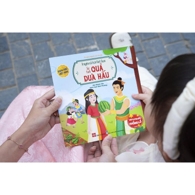 Sách - Truyện Cổ Tích Việt Nam - Song Ngữ Việt Anh - Với Trang Gấp Khổng Lồ - Đinh Tị Books
