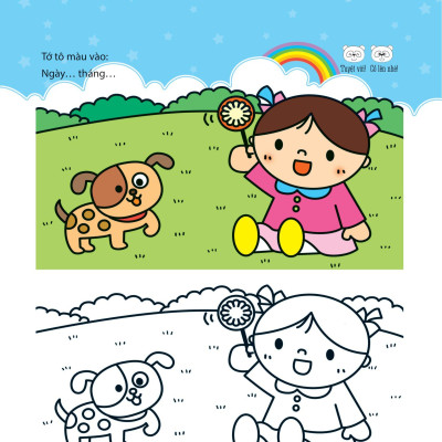 Bé Tập Tô Màu - Từ Cơ Bản Đến Nâng Cao - Thế Giới Muôn Màu 1
