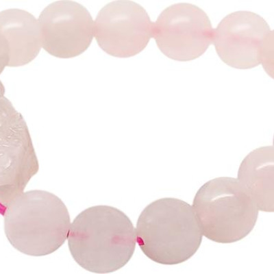 Vòng Thạch Anh Hồng VN (10mm) Mix Tỳ Hưu Ngọc Quý Gemstones VT75