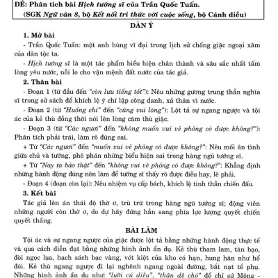 Những Bài Làm Văn Mẫu 8 (Dùng Chung Cho Các Bộ SGK Hiện Hành)_HA