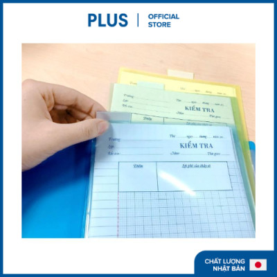 Bìa lưu bài kiểm tra và túi đựng Plus