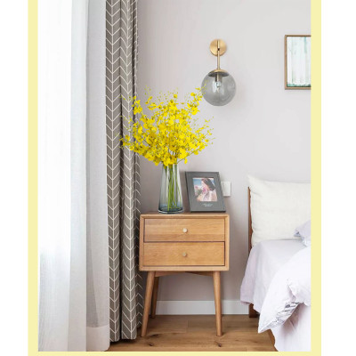 Hoa lụa, combo 5 - 10 cành hoa hoàng phi yến dài 1m trang trí nhà cửa phong cách hiện đại AZ-105