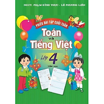 Phiếu Bài Tập Cuối Tuần Toán - Tiếng Việt Lớp 4 (HA)