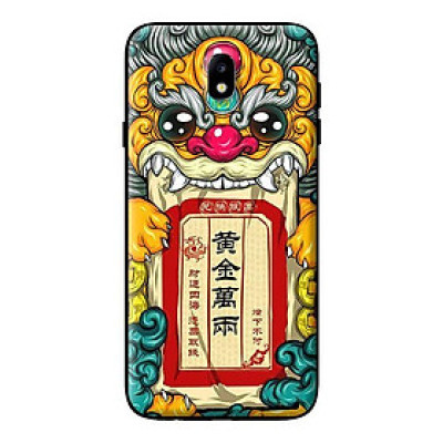 Ốp in cho Samsung Galaxy J7 Plus  Lân Vàng - Hàng chính hãng