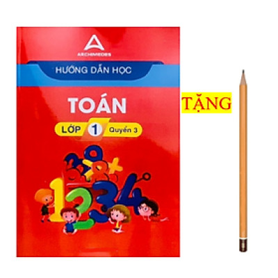 Sách - Hướng dẫn học toán lớp 1 - quyển 3 ( mới nhất )