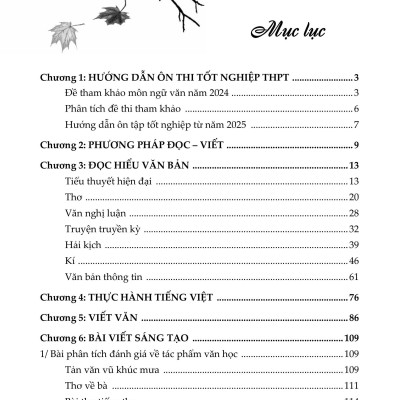 Sách - Hướng Dẫn Ôn Thi Tốt Nghiệp Trung Học Phổ Thông - Môn Ngữ Văn