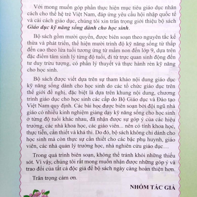 Giáo Dục Kỹ Năng Sống - Lớp Mầm Non