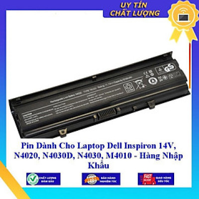 Pin dùng cho Laptop Dell Inspiron 14V N4020 N4030D N4030 M4010 - Hàng Nhập Khẩu MIBAT349