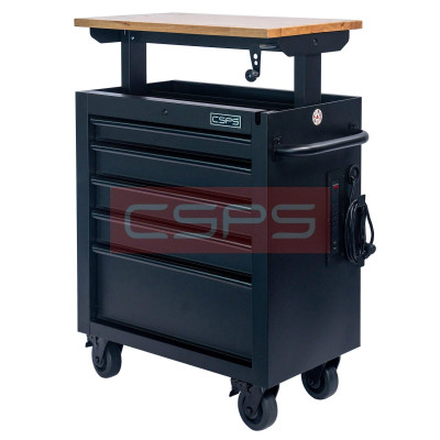 Tủ dụng cụ đồ nghề CSPS 76 cm – 05 hộc kéo tay nắm đen