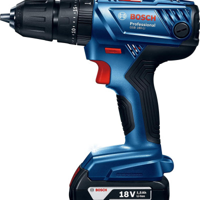 MÁY KHOAN, VẶN VÍT DÙNG PIN 18V BOSCH GSB 180-LI (KÈM PHỤ KIỆN) - HÀNG CHÍNH HÃNG