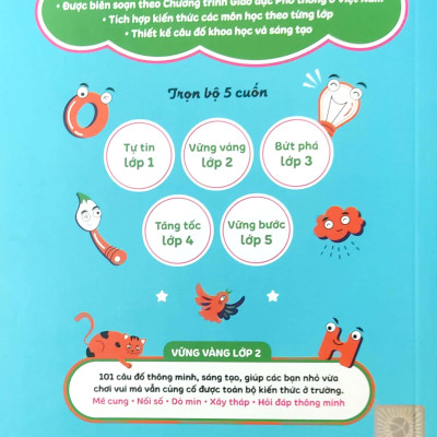 Tiểu Học Vui - Vững Vàng Lớp 2 - 101 Câu Đố Rèn Trí Não Luyện Kỹ Năng