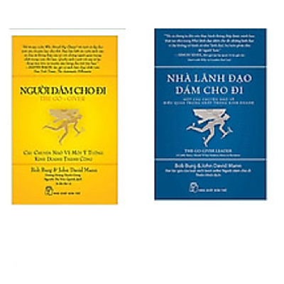Combo 2 Cuốn Người Dám Cho Đi, Nhà Lãnh Đạo Dám Cho Đi