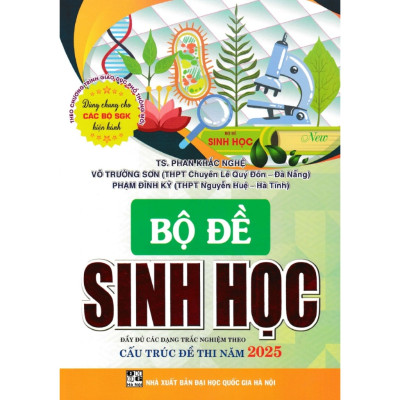 Bộ đề Sinh Học ( Đầy đủ các dạng trắc nghiệm theo cấu trúc đề thi 2025- Dùng chung cho các bộ SGK) (HA-MK)