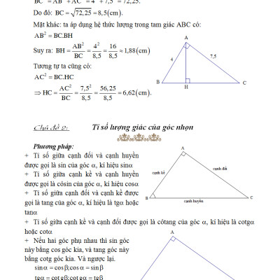 BÀI TOÁN QUA CÁC KÌ THI HỌC SINH GIỎI VÀ LUYỆN THI VÀO LỚP 10 CHUYÊN HÌNH HỌC 9_KV