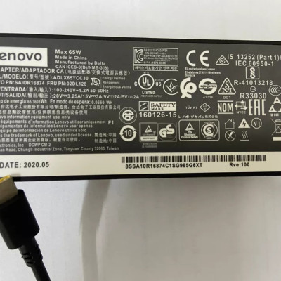Sạc dành cho Laptop Lenovo ThinkPad X1 Carbon (6th Gen), Edge E490, E590, E15 Gen2, E14 Gen2, T490, T590 Hàng nhập khẩu.