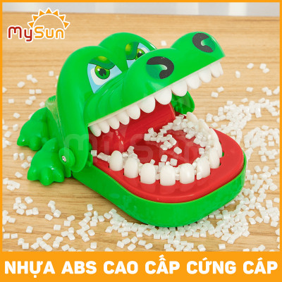 Đồ chơi cá sấu cắn tay loại to mini cá mập cá xấu cắn tay bấm răng MySun