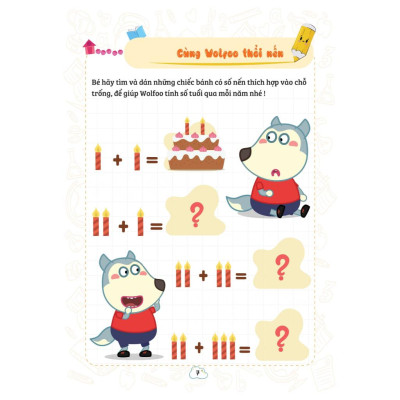 Sách - Wolfoo Khám Phá Toán Học Vui 3