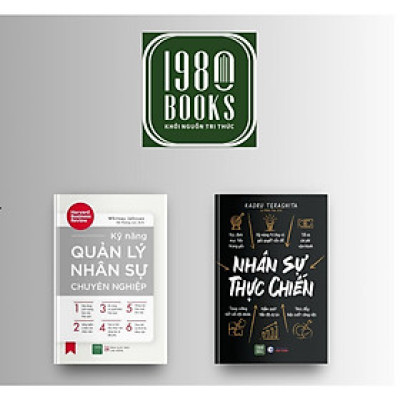 Sách - Combo 2 Cuốn: Kỹ Năng Quản Lý Nhân Sự Chuyên Nghiệp + Nhân Sự Thực Chiến - 1980 Books