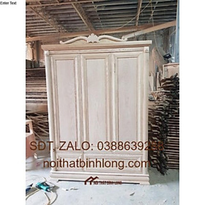 tủ gỗ sồi tân cổ điển cao cấp