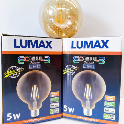 BÓNG ĐÈN LUMAX FILAMENT G95G - TK NĂNG LƯỢNG ĐẾN 85%, TK CHI PHÍ, KHÔNG TIA UV - XX THÁI LAN