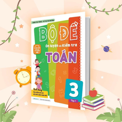 Sách - Bộ Đề Ôn Luyện Và Kiểm Tra Toán Và Tiếng Việt Lớp 3 - Combo 4 Cuốn - Megabook