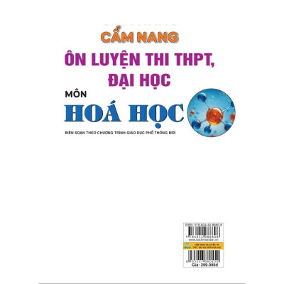 Sách - Cẩm Nang Ôn Luyện Thi THPT, Đại Học Môn Hóa Học - Biên soạn theo chương trình GDPT mới - ndbooks