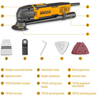 MÁY CẮT RUNG ĐA NĂNG 300W INGCO MF3008 - HÀNG CHÍNH HÃNG