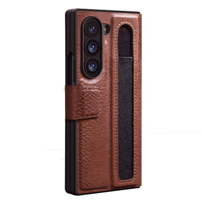 ỐP LƯNG cho SAMSUNG GALAXY Z FOLD 7 5G - Z FOLD 6 5G NILLKIN AOGE CÓ KHE GIỮ BÚT - Hàng chính hãng