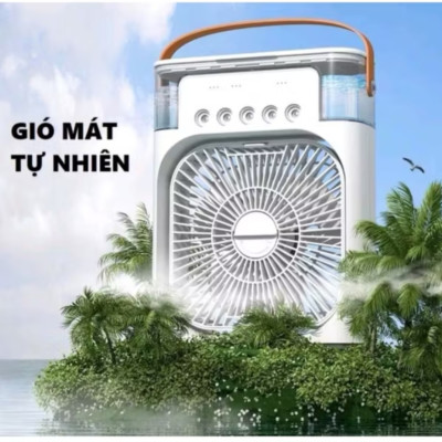 CÂY QUẠT PHUN SƯƠNG 5 ĐẦU PHUN SIÊU MÁT LẠNH THUẬN TIỆN CHO MỌI GIA ĐÌNH