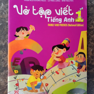 Sách - Vở tập viết Tiếng Anh 1 Family and friends (National Edition)