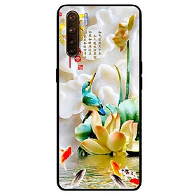 Ốp lưng dành cho Oppo Reno 3 - A91 mẫu Chim Hoa TRắng