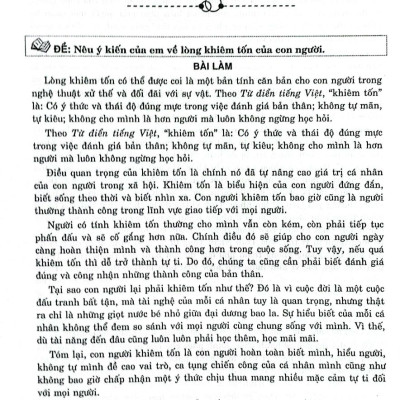 Những Bài Văn Theo Chuẩn Kiến Thức - Kĩ Năng Ngữ Văn 8 (Dùng Chung Cho Các Bộ SGK Hiện Hành) 