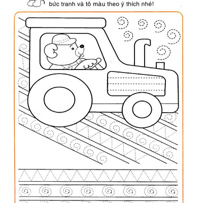 Bé Làm Quen Với Môn Toán - Bé Tô Số Và Nhận Biết Màu Sắc: Quyển 1