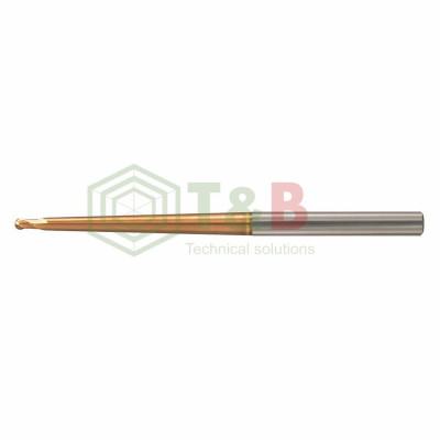 Dao Phay Cầu Cổ Côn R1.5x20 x60L Union Tool Model HTNB2030-200-1,Dao phay ngón gia công sau nhiệt