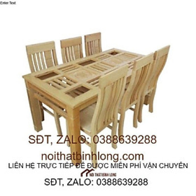 Bàn ghế ăn gỗ sồi