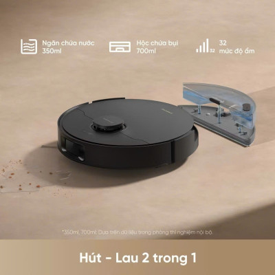 Robot Hút Bụi Lau Nhà Dreame D20 Lực Hút 13.000 Pa - Hàng Chính Hãng