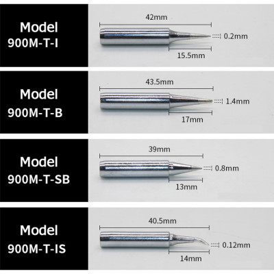 Đầu mũi hàn 900M-T nhật bản cho trạm hàn 936 hàng cao cấp
