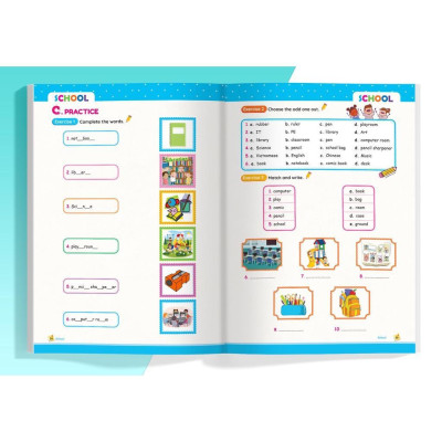 Sách - Mindmap Vocabulary Học Nhanh Từ Vựng Tiếng Anh Bằng Sơ Đồ Tư Duy - Tổng Hợp Từ Vựng Lớp 3 - 4 - 5 Theo Chủ Đề - Megabook